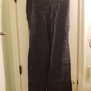 Black 100% linen pants